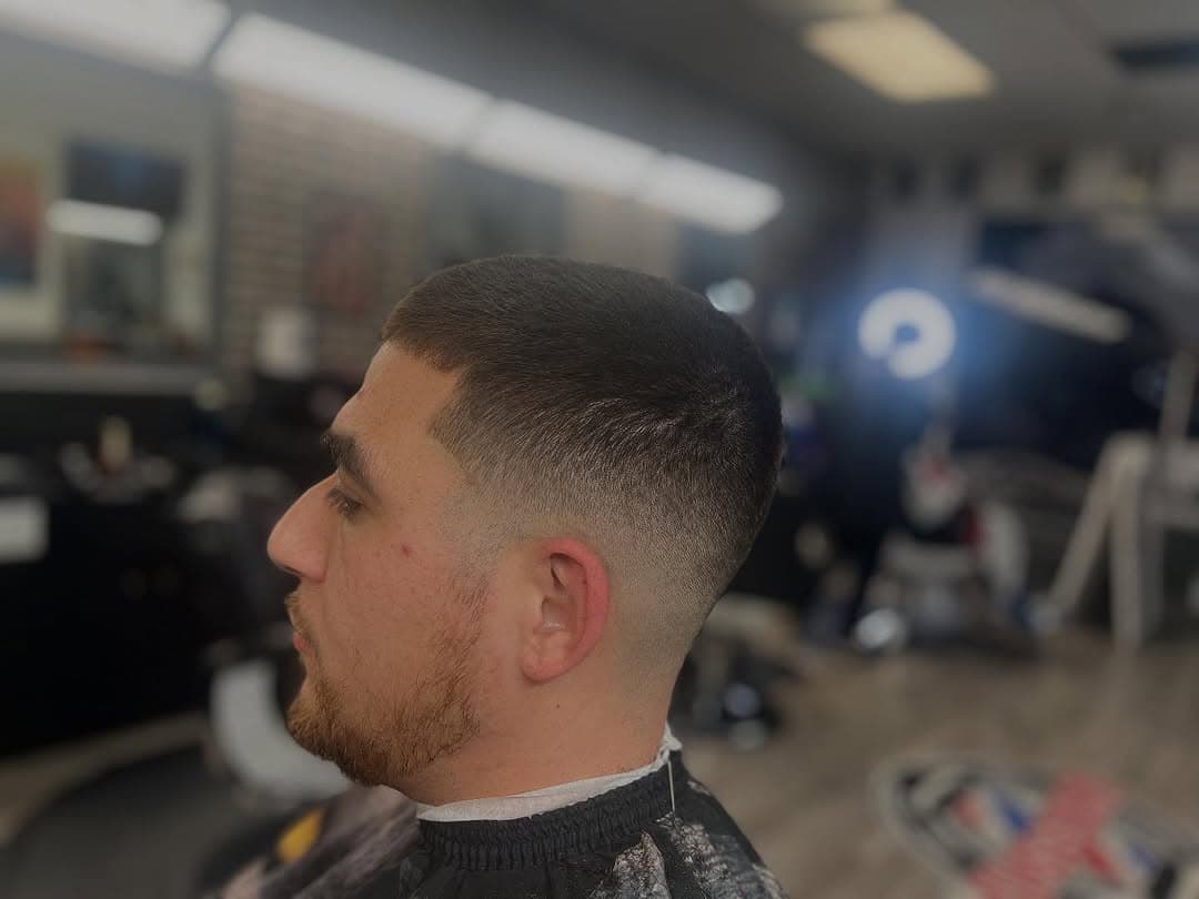 Clean fade at Coffee Plaza Barbershop